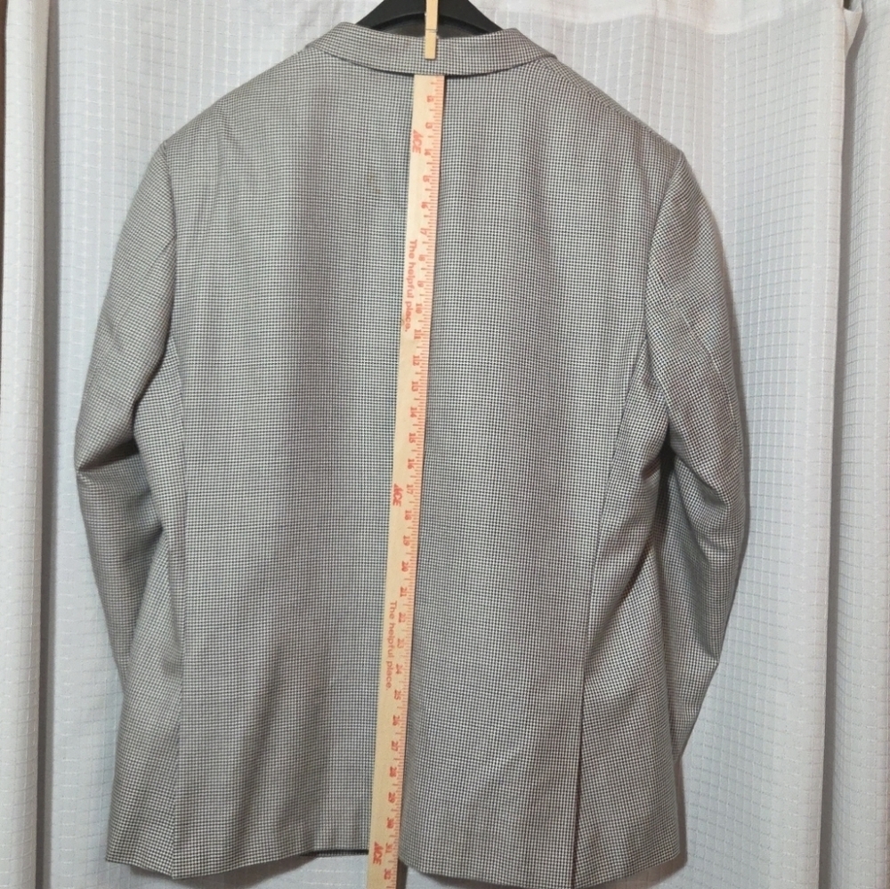 ProntoModa Italia Lana Lux Silk Wool, Cashmere Jacket Blazer Suit Coat Mens 46R - Picture 4 of 16